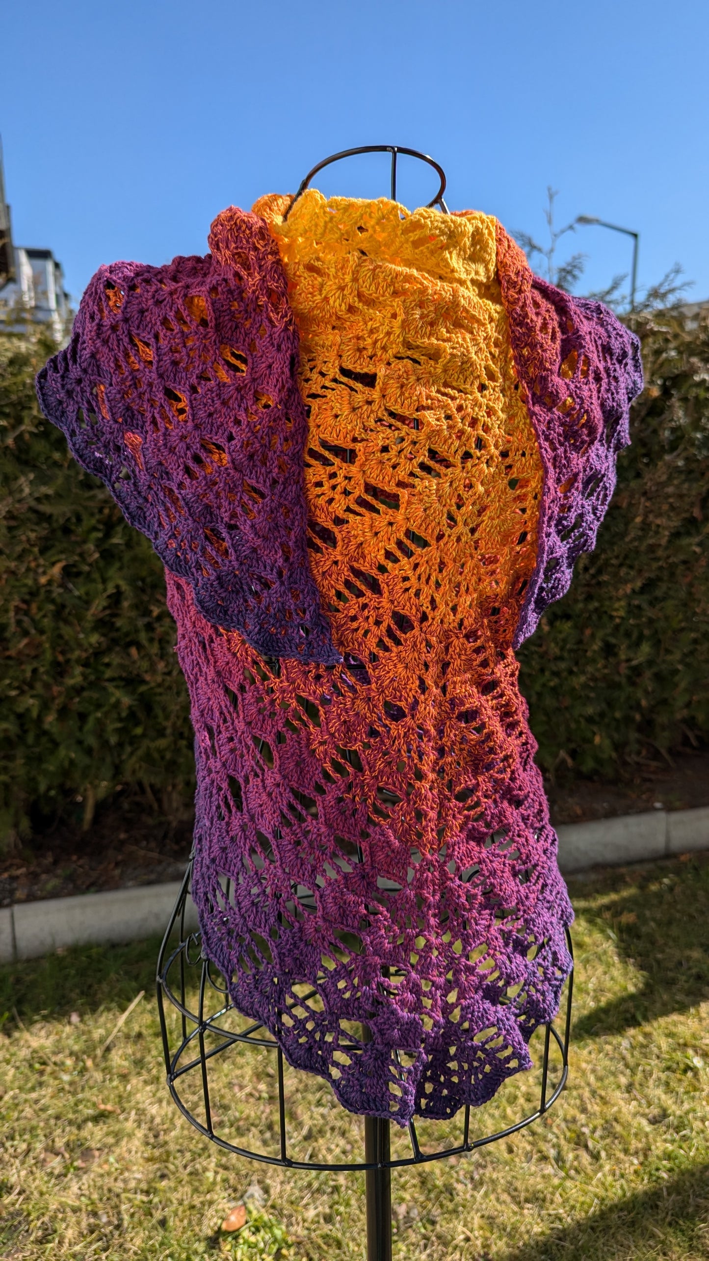 Dreieckstuch/Dirndl-Tuch "Herbstfeuer"