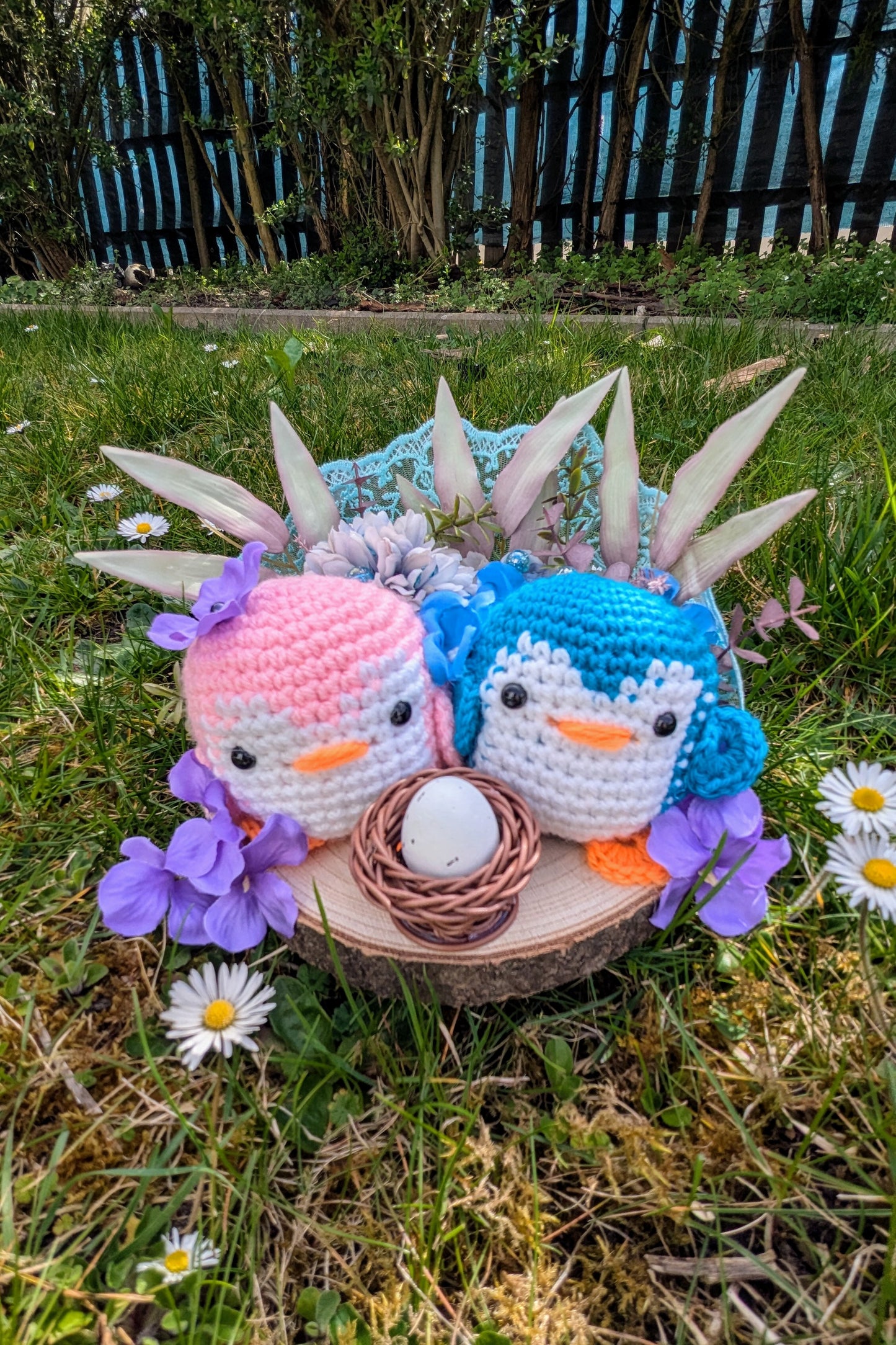 Amigurumi Pinguin-Glück: Ein entzückendes Pärchen mit Nachwuchs in spe